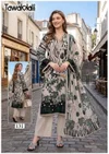 Saba Vol 4 By Tawakkal Pure Cotton Kurti With Bottom Dupatta